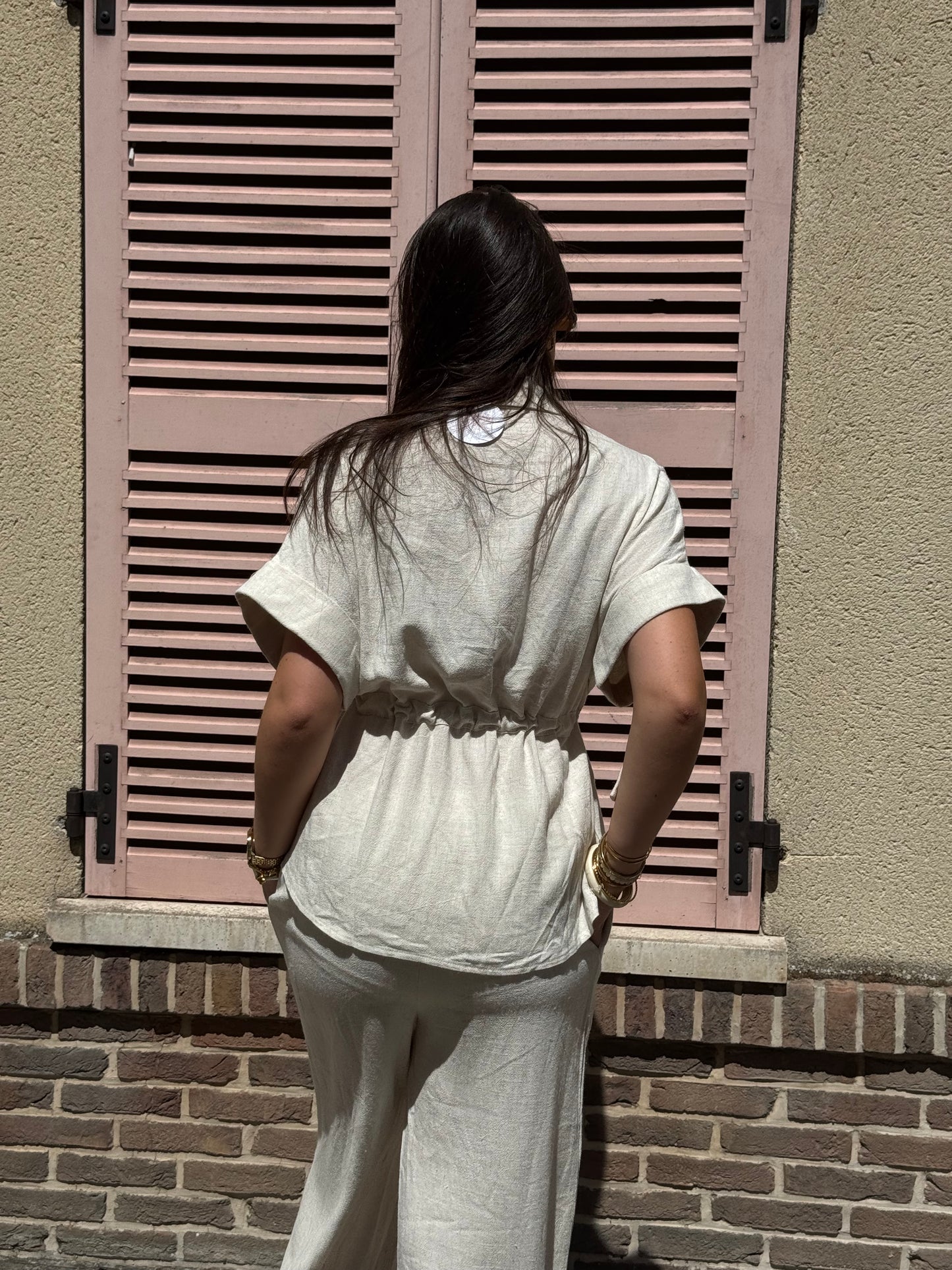 Pantalon Hélène -Beige