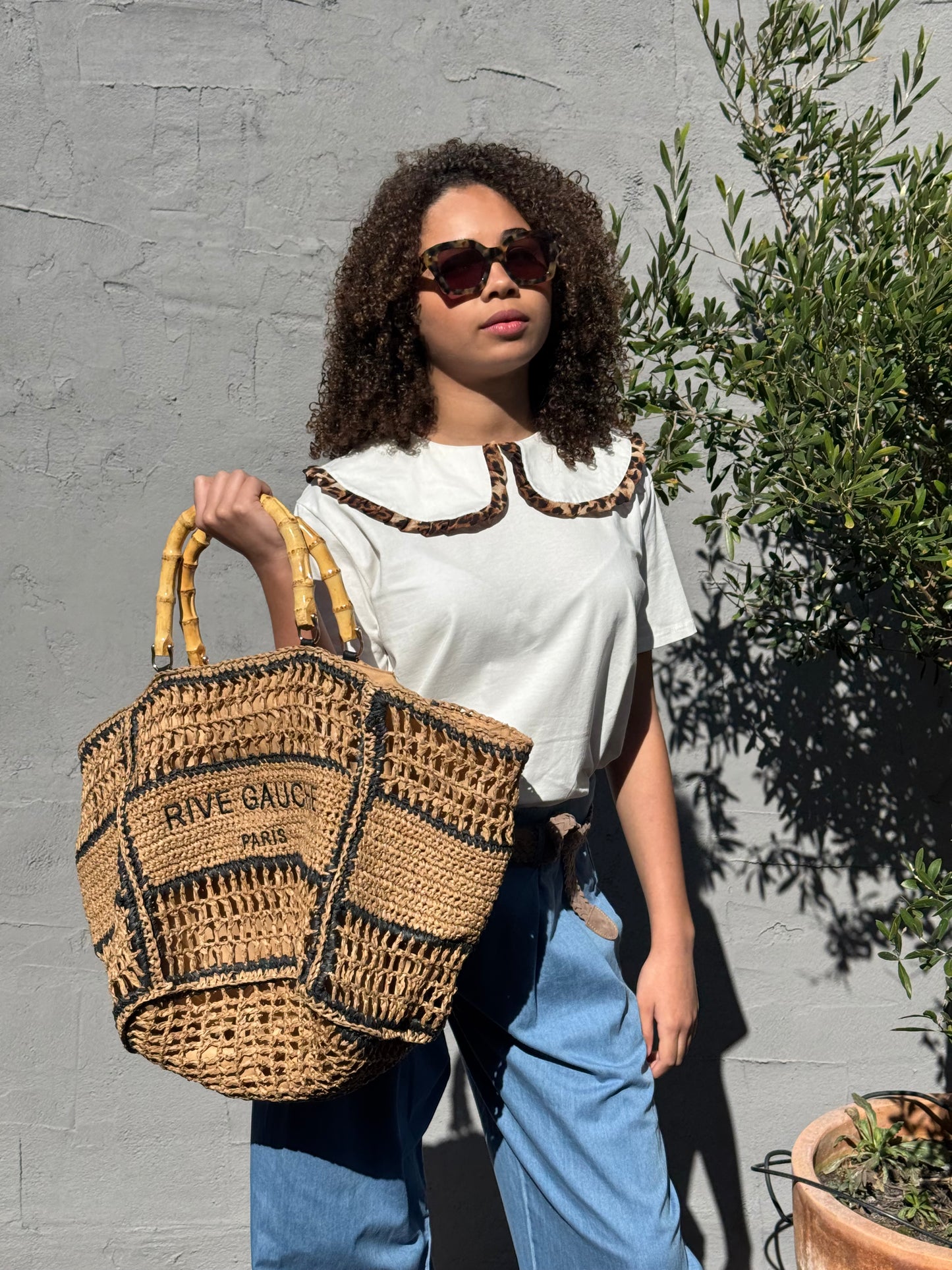 Grand sac Rive gauche - camelle