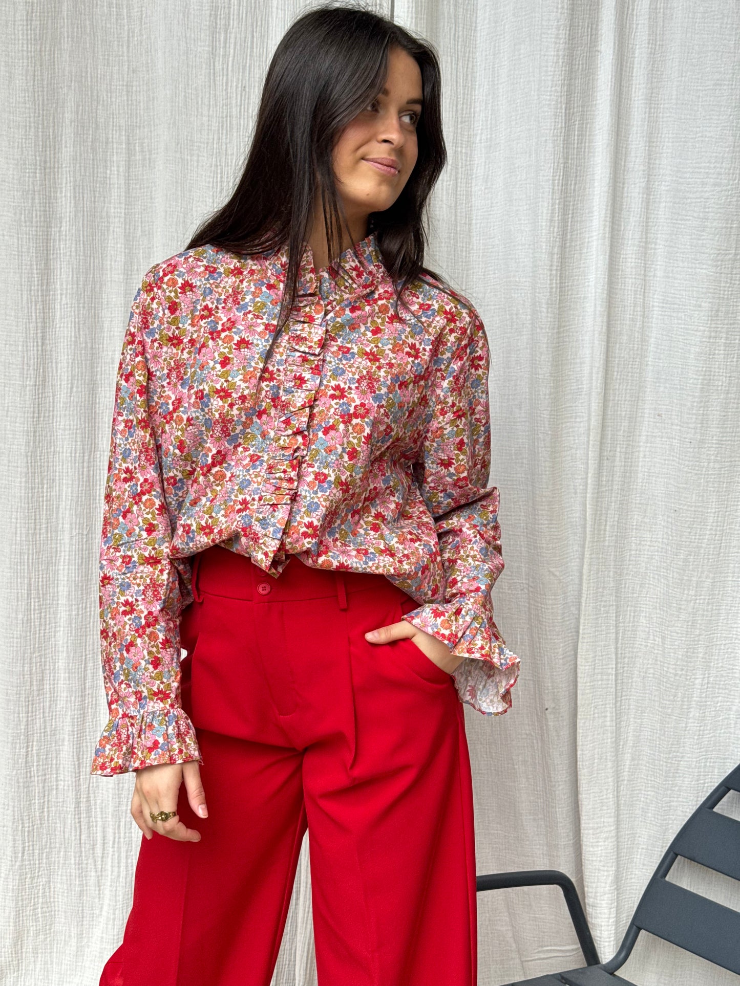 Pantalon Balzac -Rouge