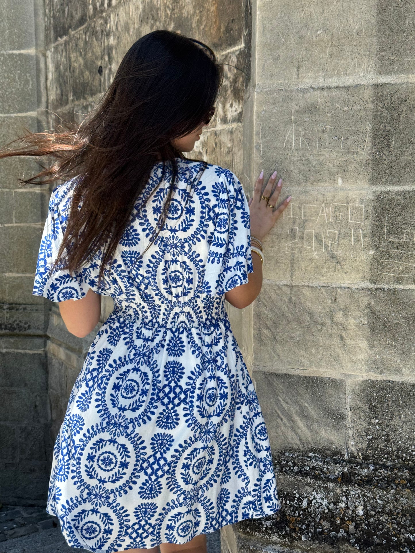 Robe Santorin courte