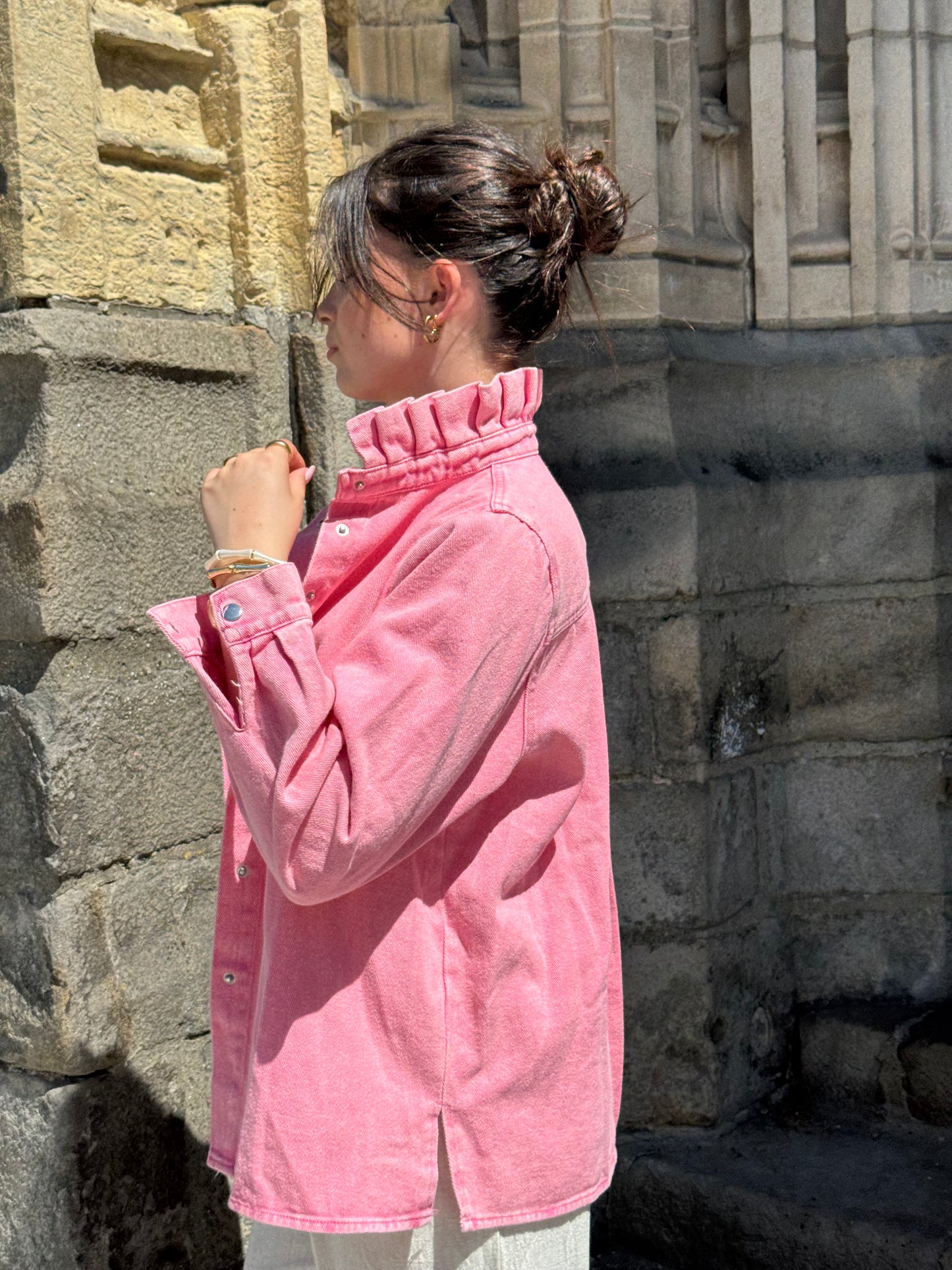 Chemise Fabienne -Rose