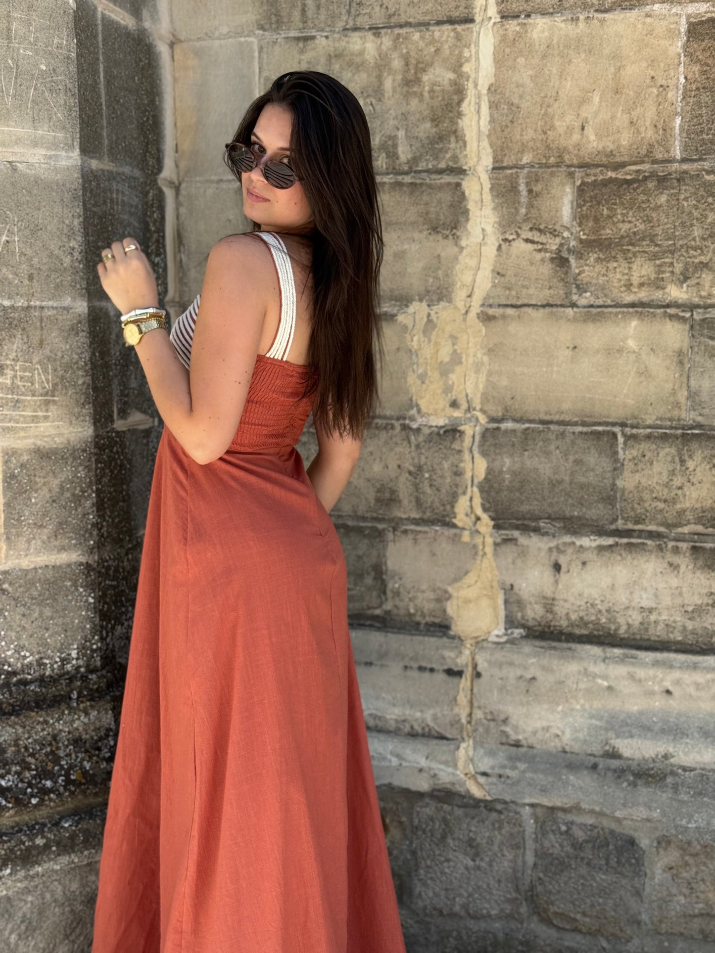 Robe Zeliana - terracotta