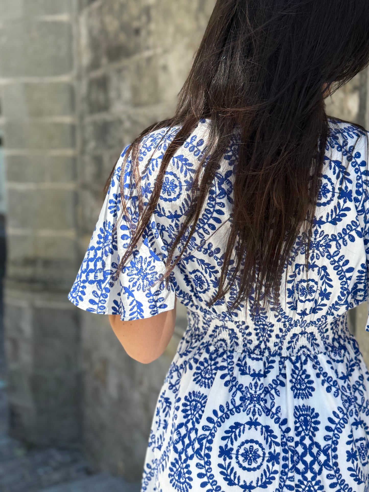 Robe Santorin courte