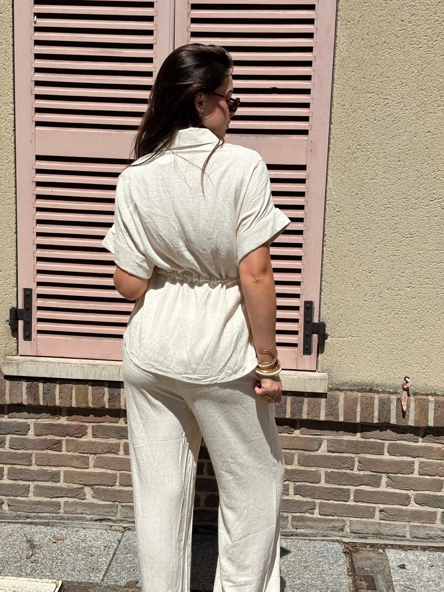 Pantalon Hélène -Beige
