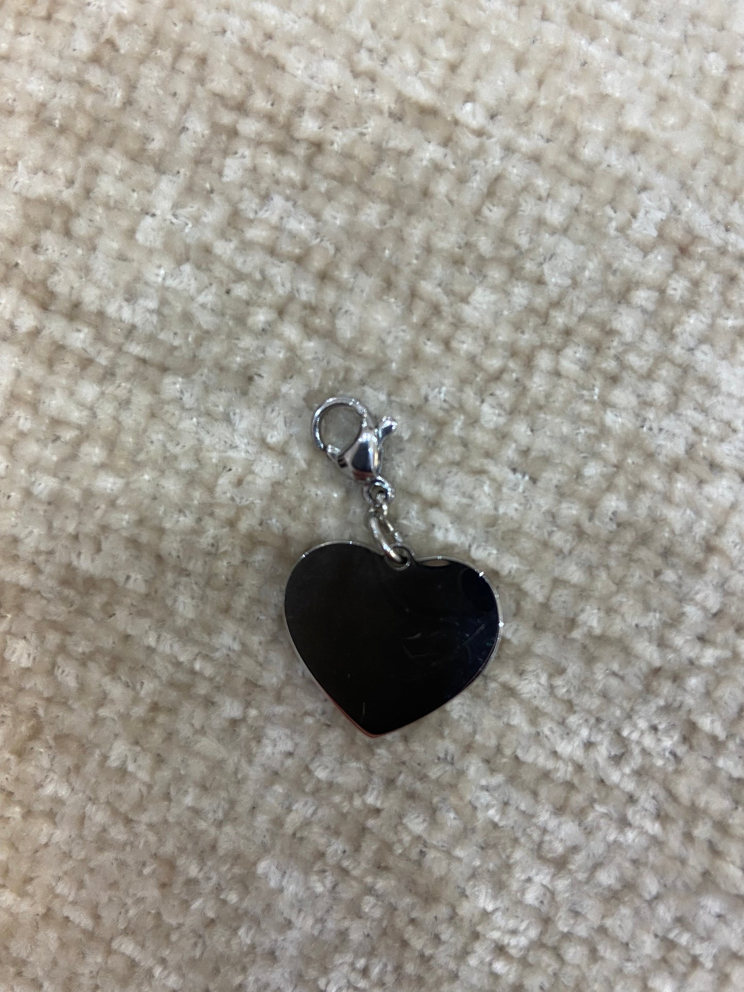 Breloque Coeur strass