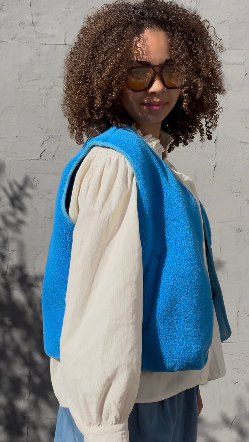 Gilet Lyor -Bleu