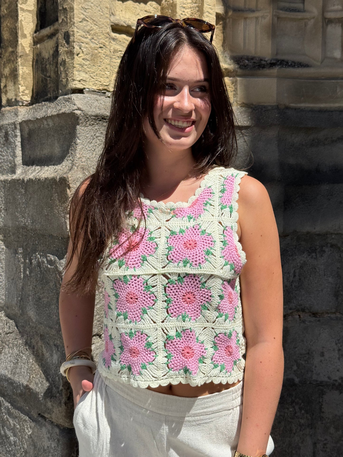Top crochet Rosy