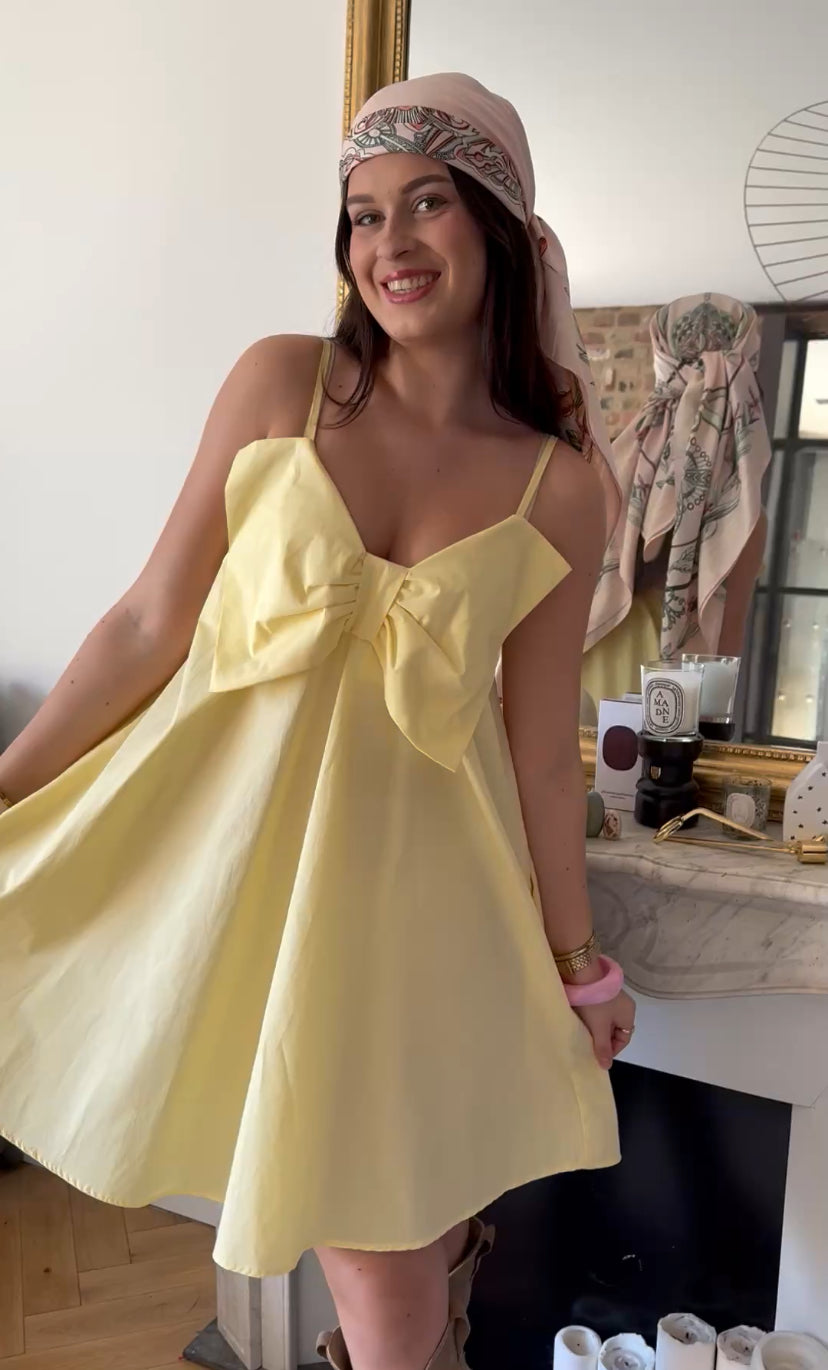 Robe Noémie - jaune
