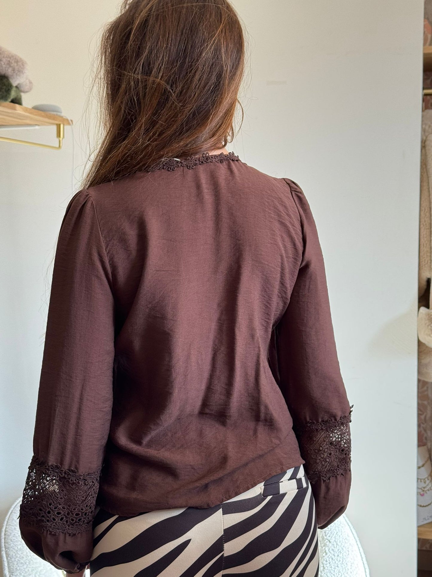 Blouse Amina -Marron