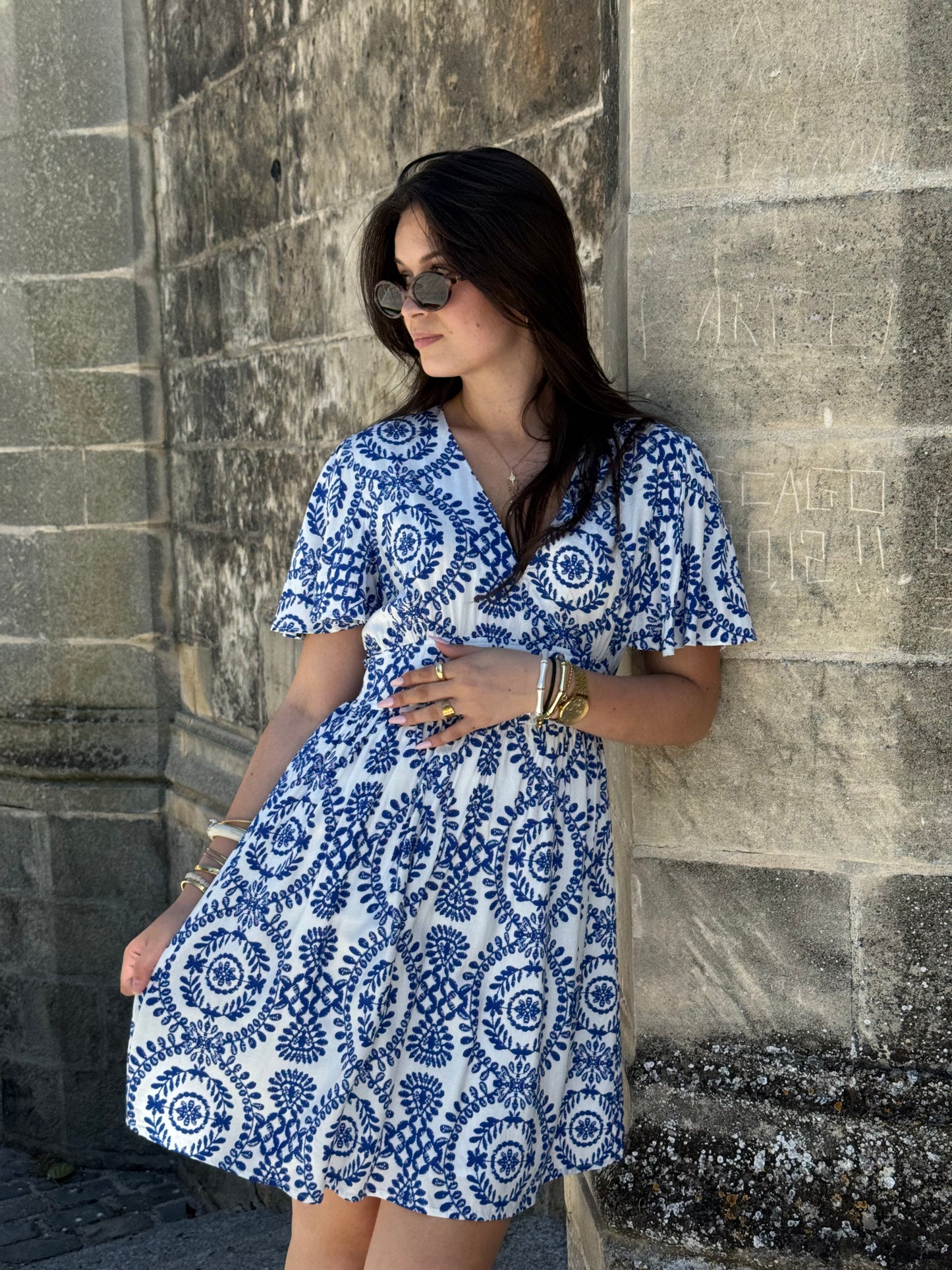 Robe Santorin courte