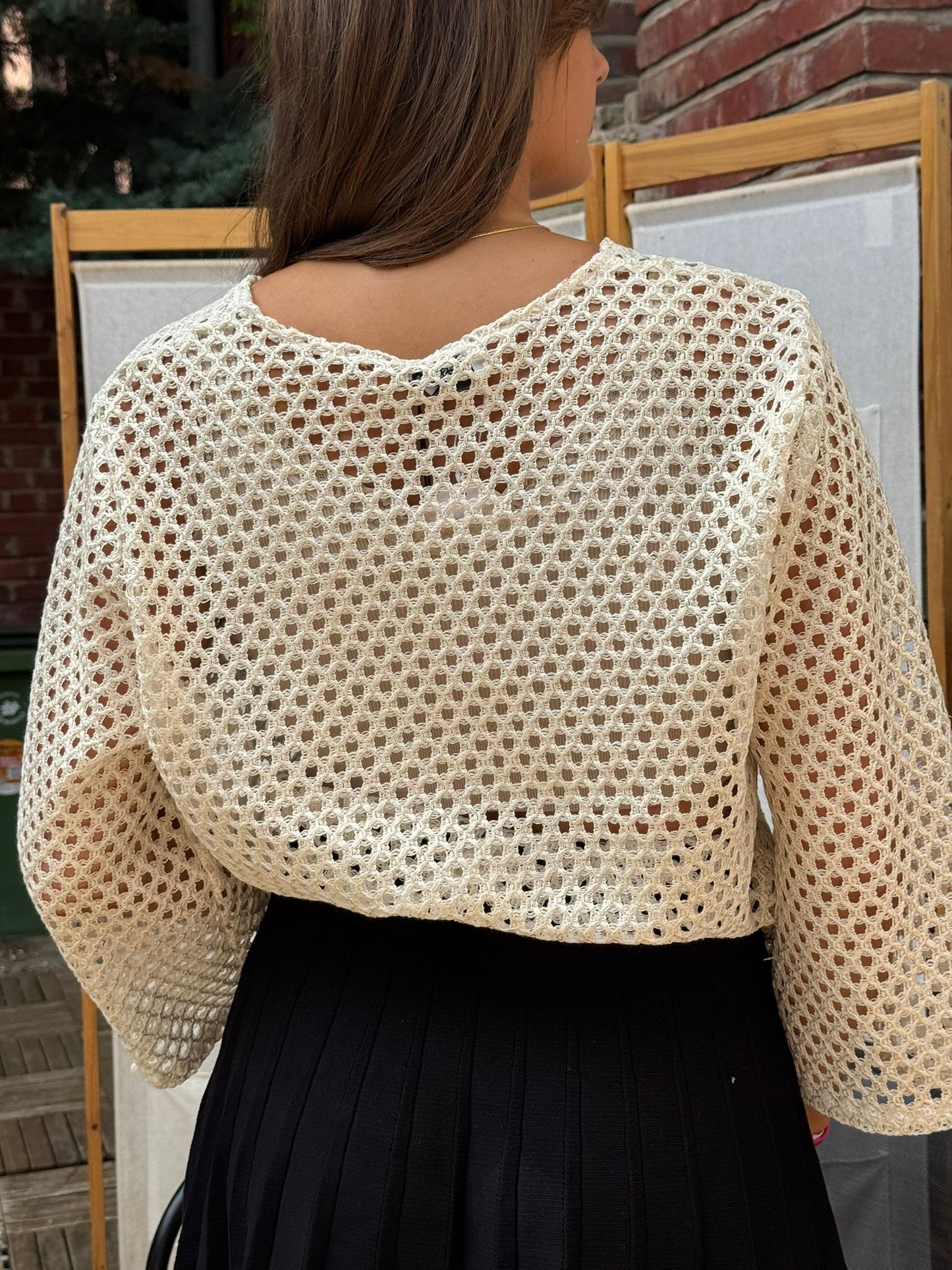 Blouse Soleil -Écru