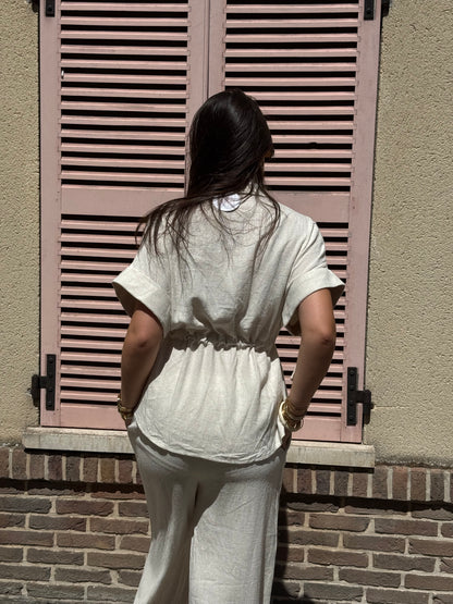 Pantalon Hélène -Beige