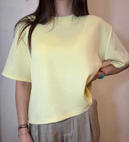 T-shirt Claudine -Jaune