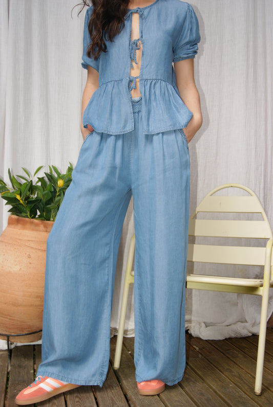 Pantalon Morgan - Bleu clair