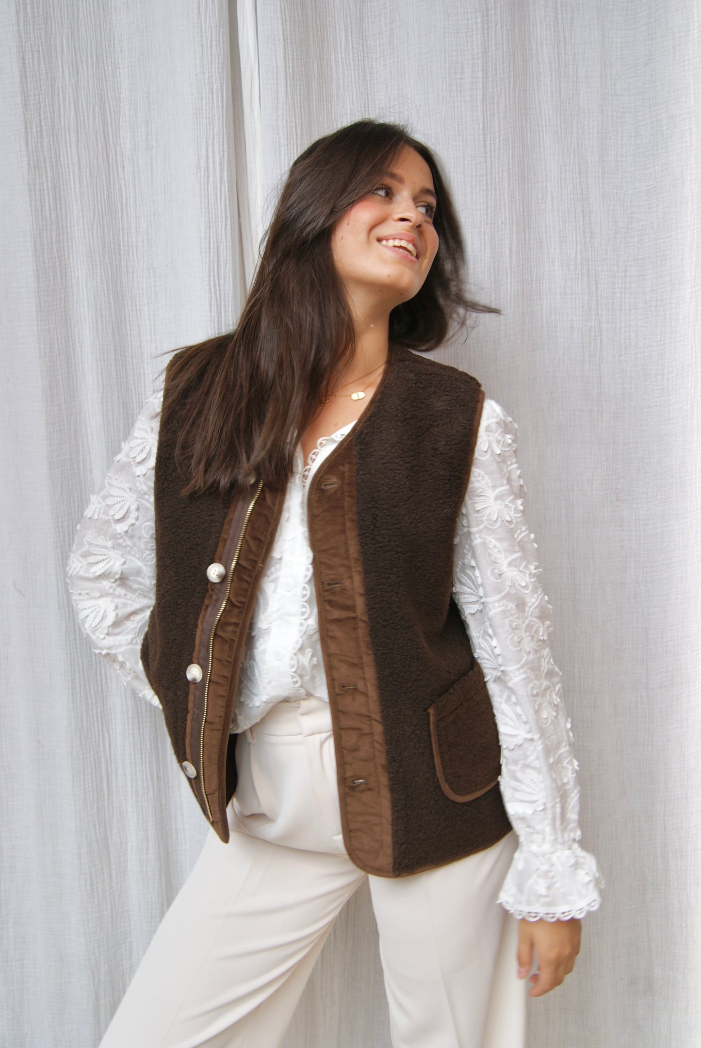 Gilet Solal - Marron