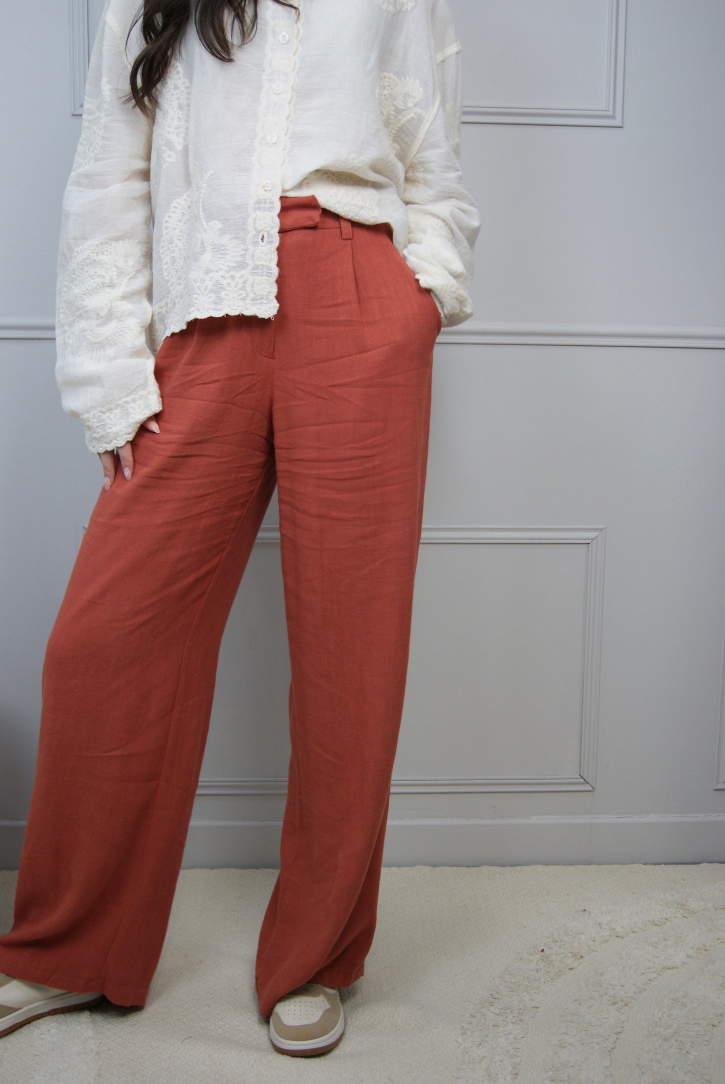 Pantalon Paul - Terracotta