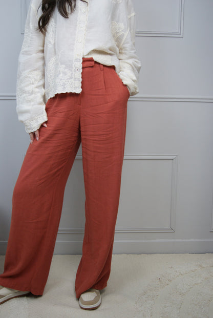 Pantalon Paul - Terracotta