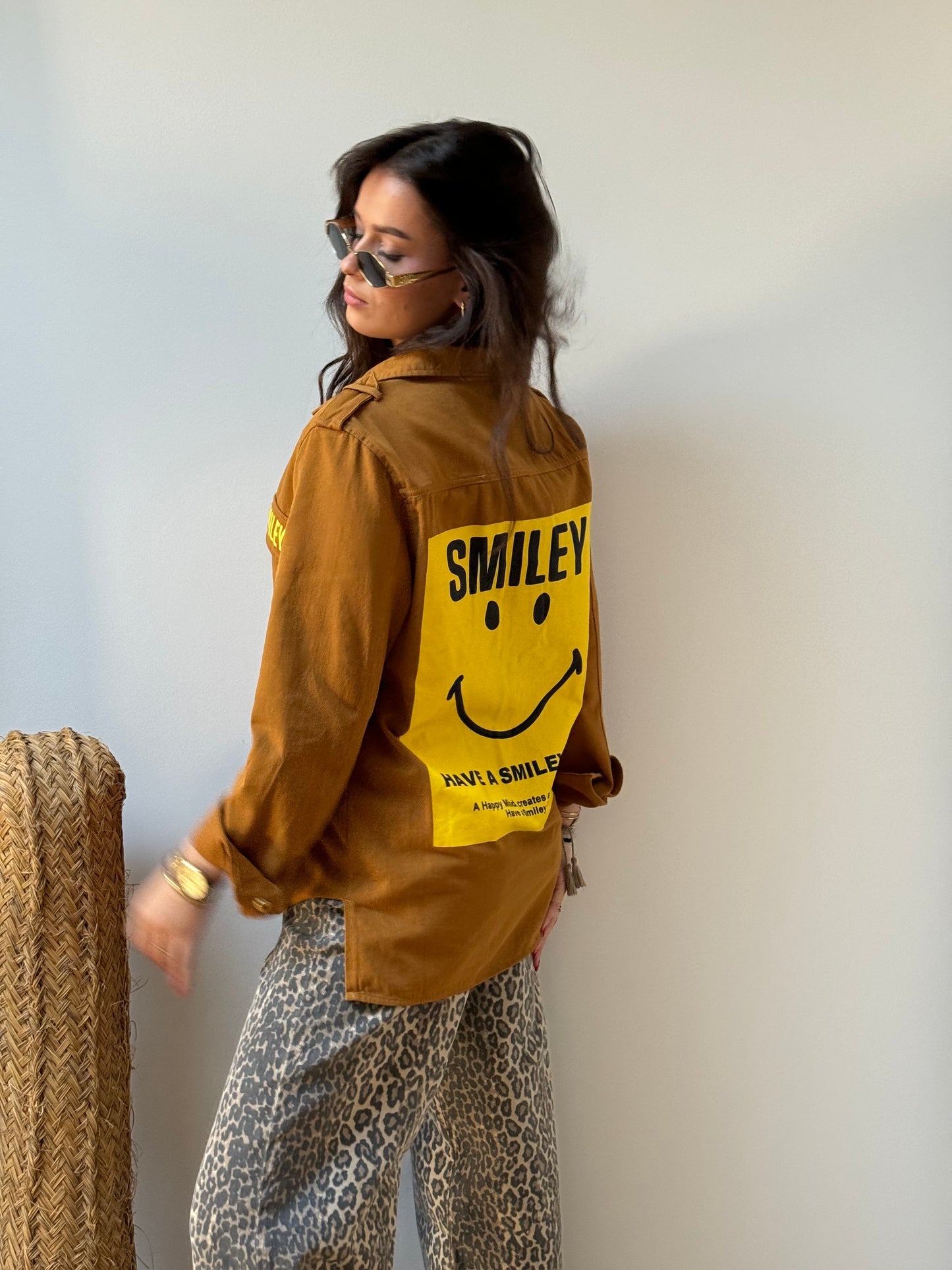 Veste en jean Smiley