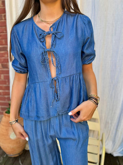 Blouse Morgan - Bleu foncé