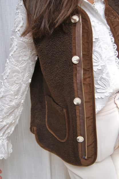 Gilet Solal - Marron