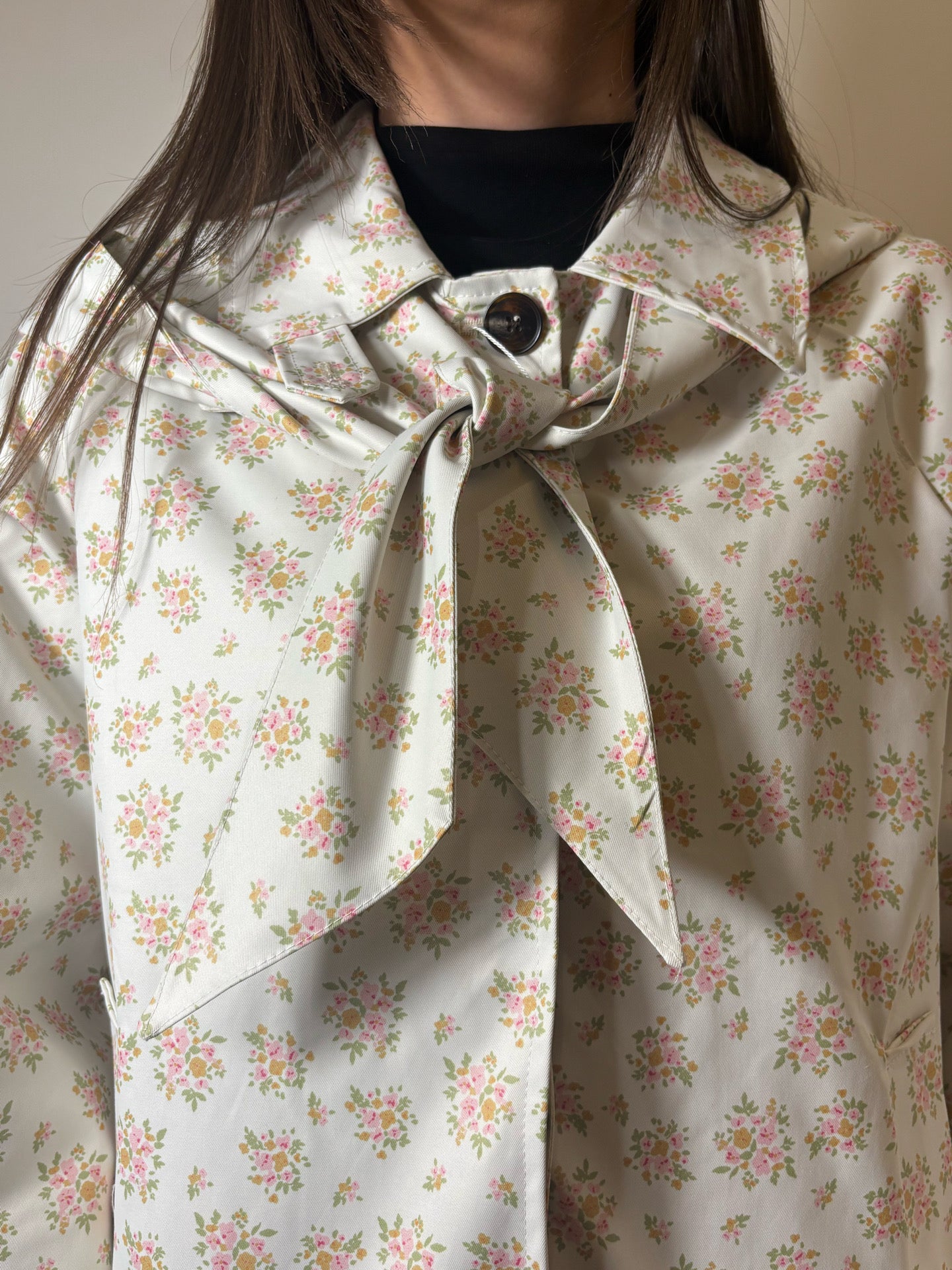 Veste Capuche Fleur