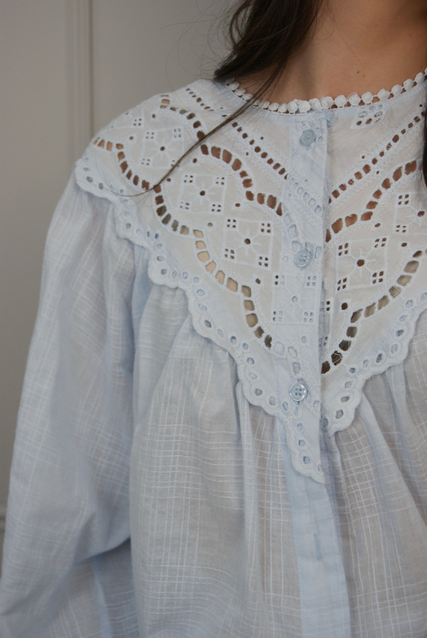 Blouse Victoria - Bleu