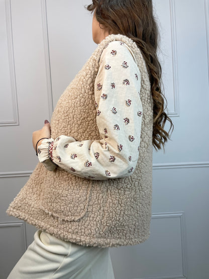 Gilet sans manches Lulu - Beige (Femme)