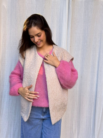 Gilet Clara -Beige