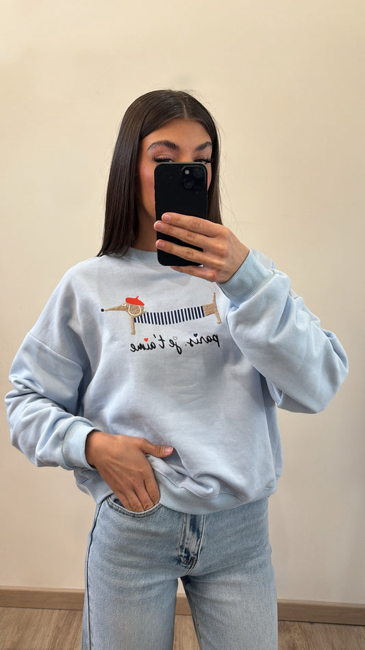 Pull Paris -Bleu