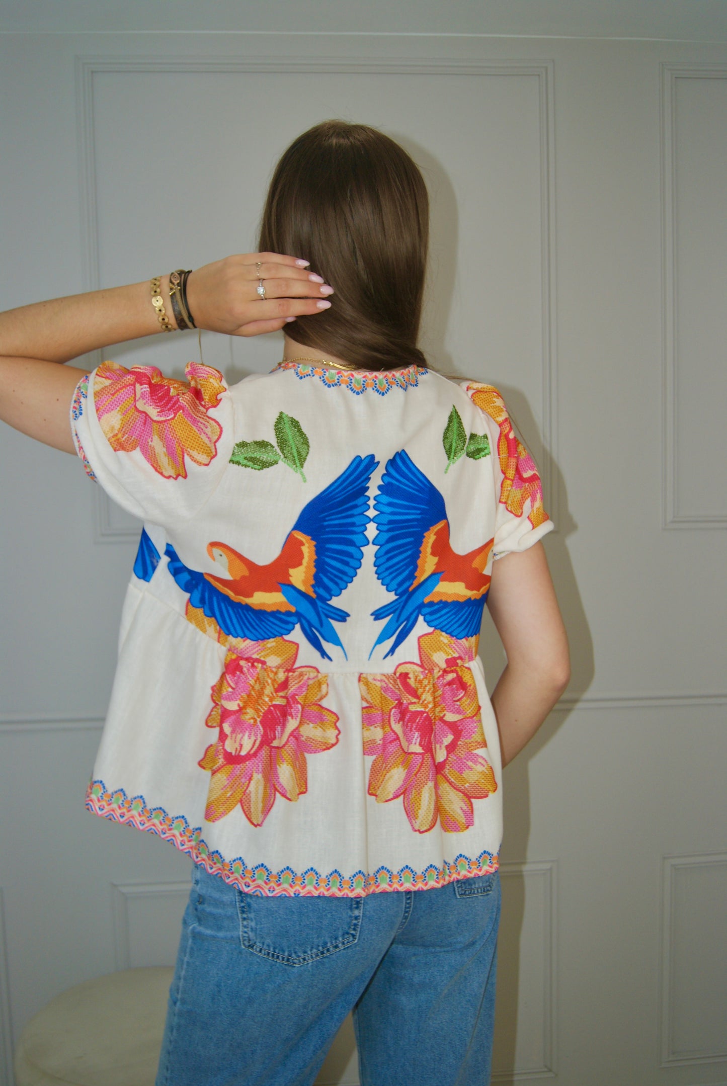 Blouse Abygael - Oiseaux