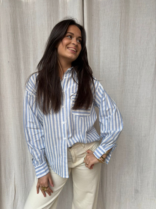 Chemise Élisabeth -Bleu