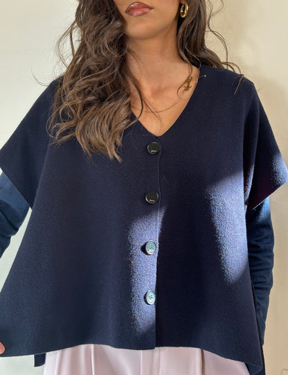 Gilet sans manches Théo - Bleu marine