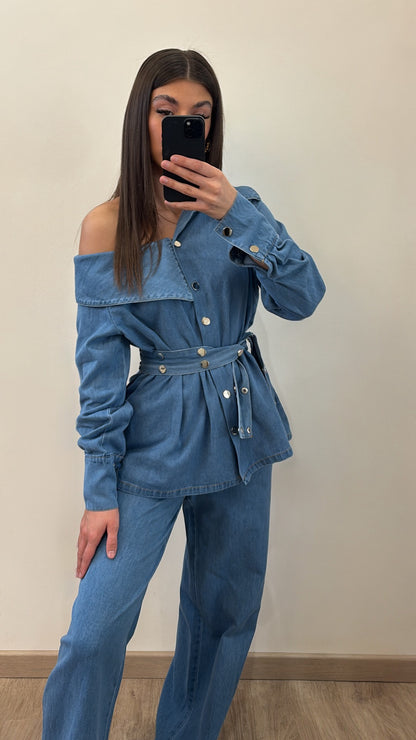 Jean Lisa bleu clair