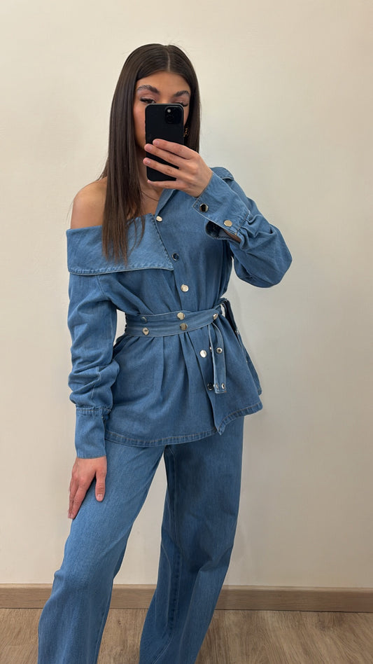 Jean Lisa bleu clair