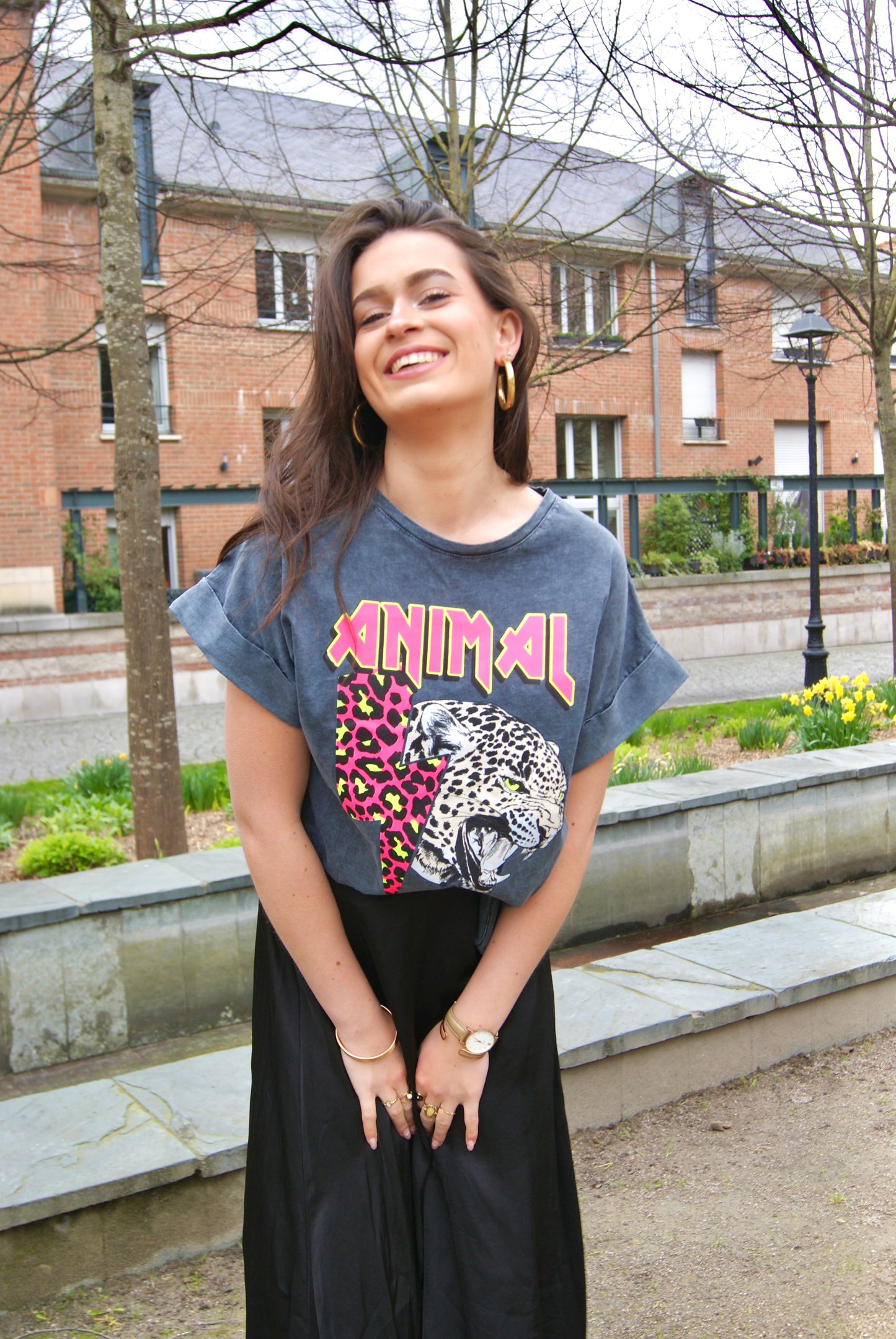 Tee-shirt Animal - Rose