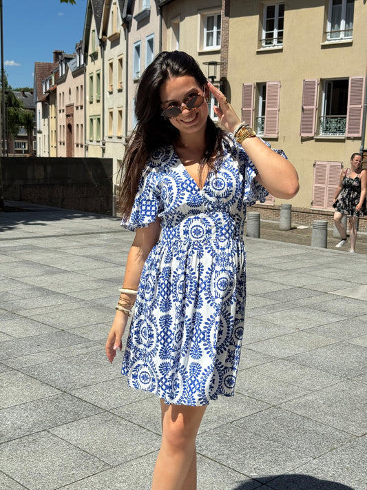 Robe Santorin courte