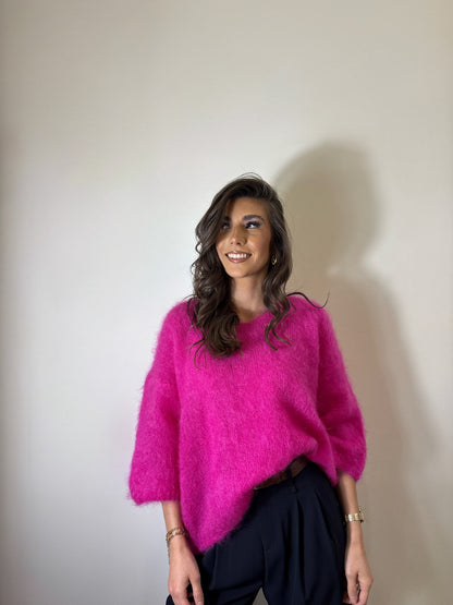 Pull Mohair -Rose