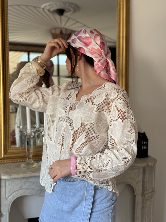 Gilet dentelle Vivianne