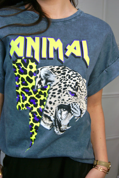 Tee-shirt Animal - Jaune