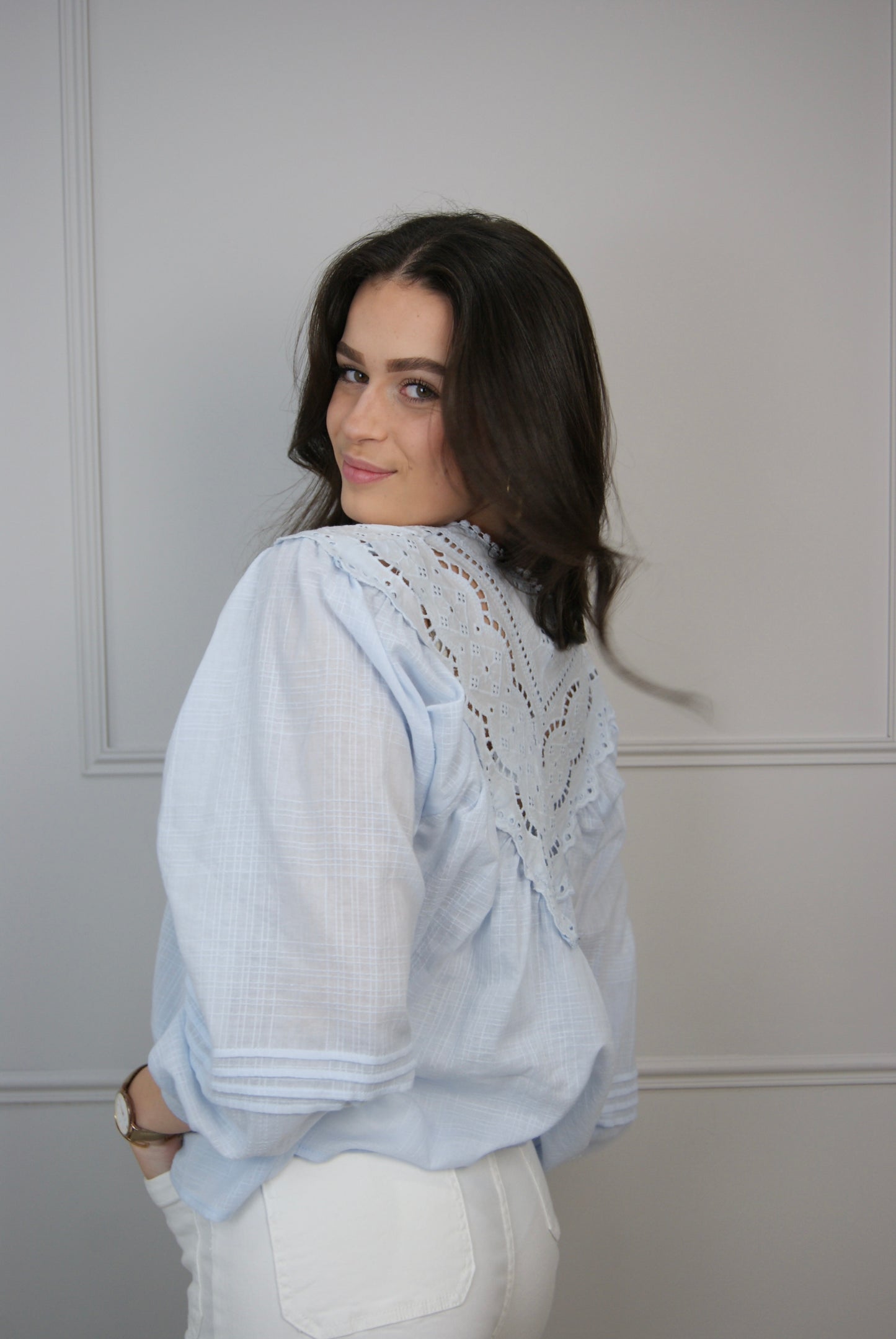 Blouse Victoria - Bleu