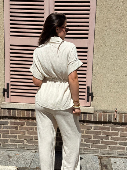 Pantalon Hélène -Beige