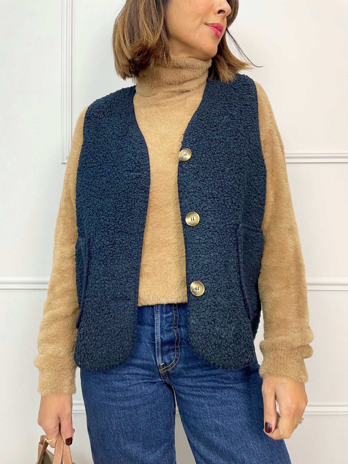 Gilet sans manches Alba - Bleu marine