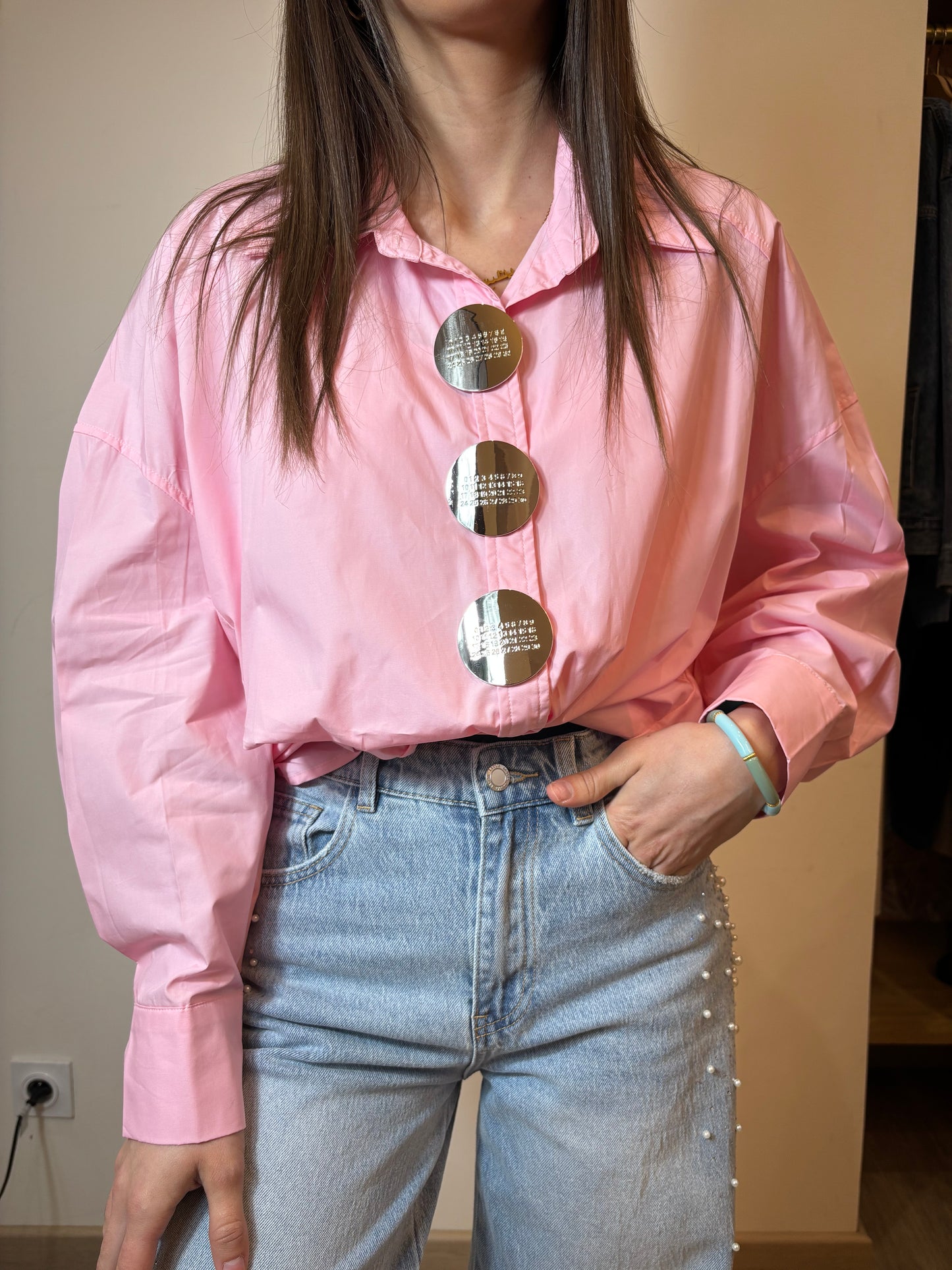 Chemise Isalys -Rose