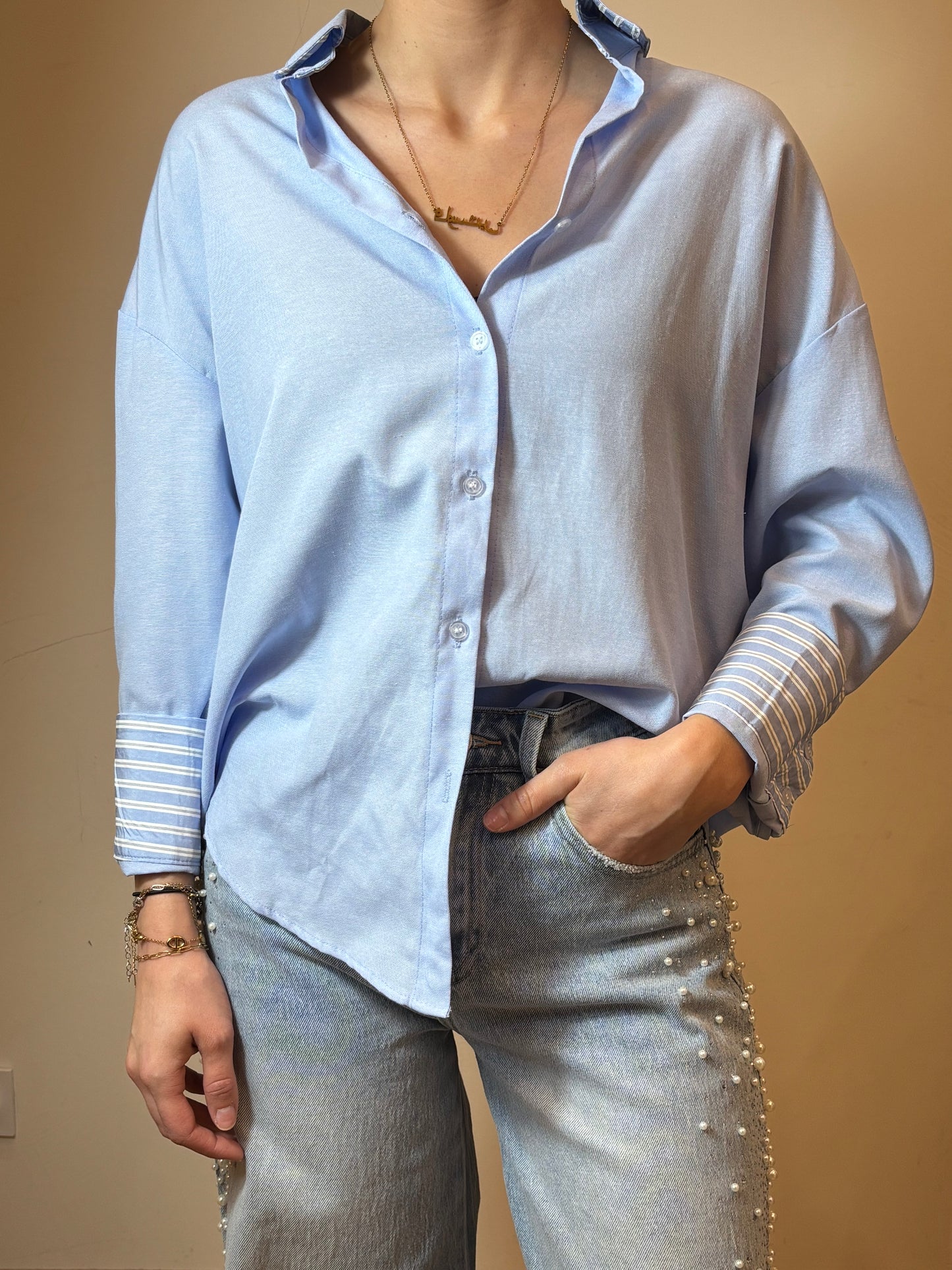 Chemise Yaëlle -Bleu