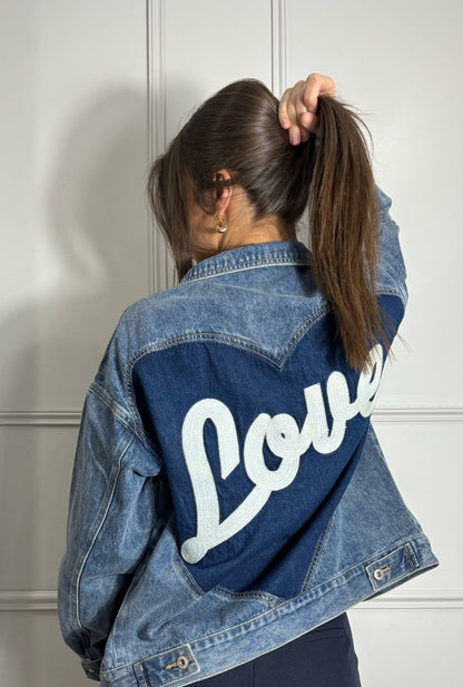 Veste en jean Love