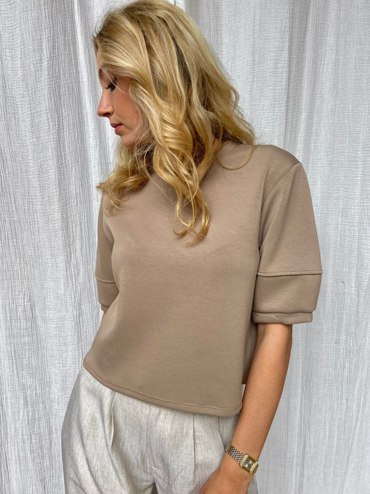 T-Shirt Ombeline - Taupe