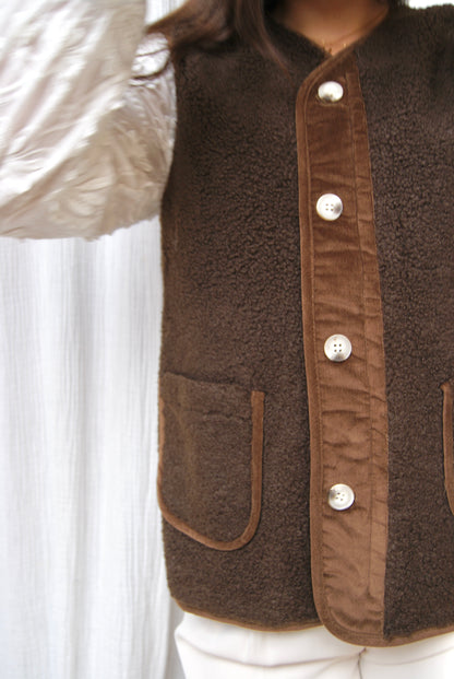 Gilet Solal - Marron