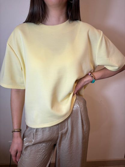 T-shirt Claudine -Jaune