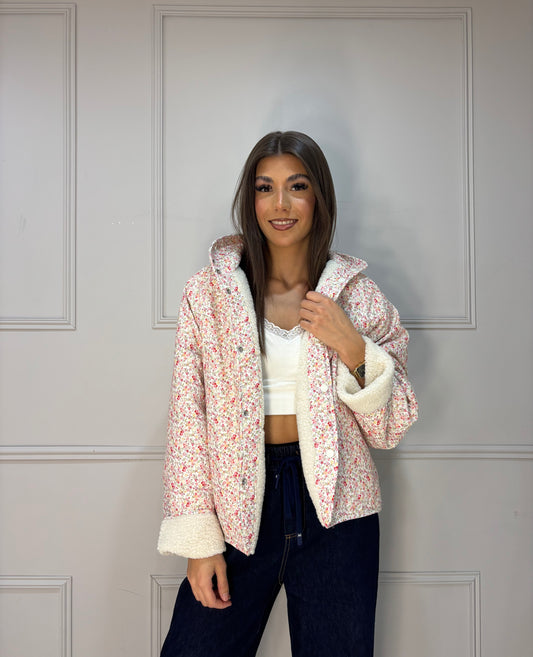 Veste réversible Fleur